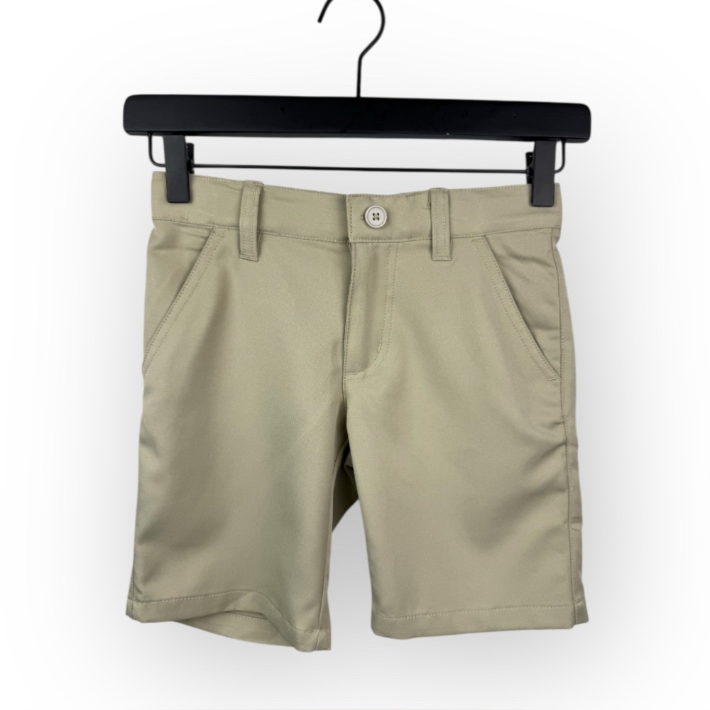 French Toast Girls’ Stretch Performance Shorts Khaki School Uniform Adjustable 6